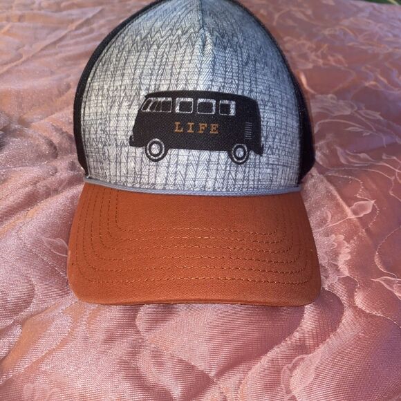 Prana Van Life Journeyman Snapback Mesh Trucker Hat Cap Multicolor‎ - Picture 2 of 8